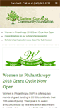 Mobile Screenshot of easterncarolinacf.org